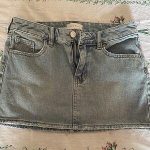 PacSun Light Blue Mini Denim Skirt- Size 25